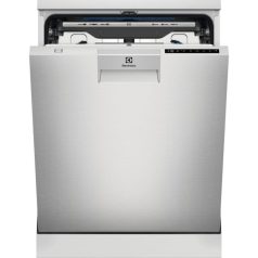   Electrolux ESM89300SX Szabadonálló mosogatógép 15 teríték, 11 L fogyasztás, 6 program,  45 dB zajszint, D energia, Felső evőeszköztartó , 60 cm, Digit. kijelző, Automata ajtónyitással