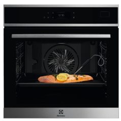   Electrolux EOB8S39WX Beépíthető Sütő gőzfunkcióval, Digit. Kijelzővel, 70 L, Teleszkópos sütősín, Öntisztító funkció: Gőztisztítás