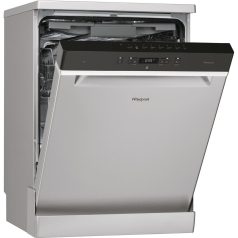   Whirlpool WFC 3C33 PF X Szabadonálló mosogatógép 14 teríték, 9.5 L fogyasztás, 8 program,  43 dB zajszint, D energia, Felső evőeszköztartó , 60 cm, Digit. kijelző, Automata ajtónyitással