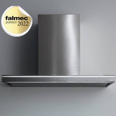   Falmec LUMINA EVO NRS 90 inox Fali páraelszívó Neon világítás  1 db motor, 800 m3/h,  37-55 dB zajszint,  90 cm széles,  B Energiaosztály