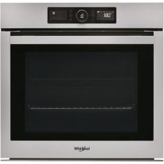   Whirlpool AKZ9 6220 IX Beépíthető Sütő 16 funkcióval, Digit. Kijelzővel, 73 L, Teleszkópos sütősín, Öntisztító funkció: Gőztisztítás