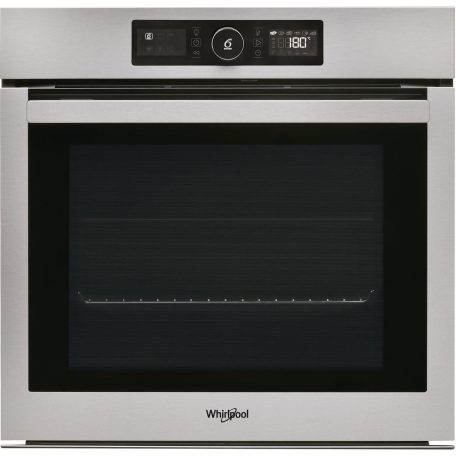 Whirlpool OAKZ9 6200 CS IX Multifunkciós sütő, Digit. Kijelzővel, 73 L, Teleszkópos sütősín nélkül, Öntisztító funkció: Gőztisztítás