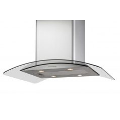   Cata ISLA GAMMA GLASS/X LED Sziget páraelszívó LED világítás  1 db motor, 1200 m3/h,  50-65 dB zajszint,  90 cm széles,  A Energiaosztály