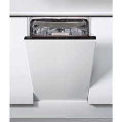   Whirlpool WSIP 4O33 PFE Beépíthető mosogatógép, bútorlap nélkül 10 teríték, 9 L fogyasztás, 7 program,  43 dB zajszint, D energia, Felső evőeszköztartó , 45 cm, Digit. kijelző, Automata ajtónyitással