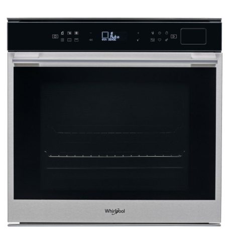 Whirlpool W7 OS4 4S1 P Beépíthető Sütő 8 funkcióval, Digit. Kijelzővel, 73 L, Teleszkópos sütősín, Öntisztító funkció: Pirolitikus