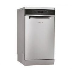   Whirlpool WSFO 3O23 PF X Szabadonálló mosogatógép 10 teríték, 9 L fogyasztás, 7 program,  43 dB zajszint, E energia, Felső evőeszköztartó , 45 cm, Digit. kijelző, Automata ajtónyitás nélkül