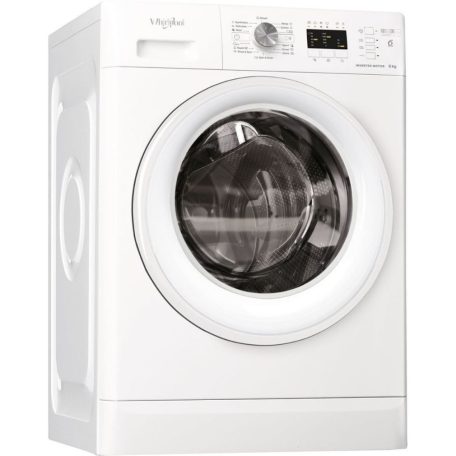 Whirlpool FFL 6238 W EE Elöltöltős mosógép D Energiaosztály, 6 kg, Normál mélység, 1200 fordulat/perc, Centrifugálási zajszint: 79 dB, Inverter motorral, Gőzfunkció nélkül