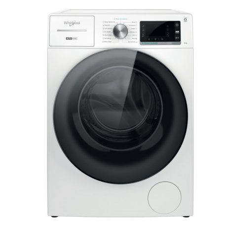 Whirlpool W7X W845WB EE Elöltöltős mosógép B Energiaosztály, 8 kg, Normál mélység, 1400 fordulat/perc, Centrifugálási zajszint: 65 dB, Inverter motorral,  Gőzfunkcióval