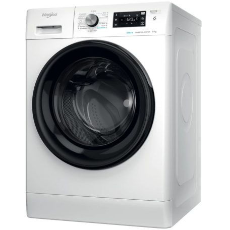 Whirlpool FFB 8469 BV EE Elöltöltős mosógép A Energiaosztály, 8 kg, Normál mélység, 1400 fordulat/perc, Centrifugálási zajszint: 78 dB, Inverter motorral,  Gőzfunkcióval