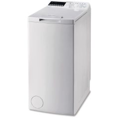   Indesit BTW B7220P EU/N Felültöltős mosógép E Energiaosztály, 7 kg, 1200 fordulat/perc, Centrifugálási zajszint: 77 dB, Inverter motor nélkül, Gőzfunkció nélkül