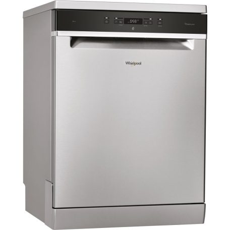 Whirlpool WFC 3C42 P X Szabadonálló mosogatógép 14 teríték, 9.5 L fogyasztás, 8 program,  42 dB zajszint, C energia, Alsó evőeszköztartó , 60 cm, Digit. kijelző, Automata ajtónyitással