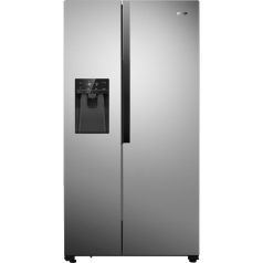   Gorenje NRS9182VX Side-by-side hűtőszekrény E Energiaosztály, Hűtő: 371L, Fagyasztó: 185L, Nofrost, Zajszint: 42 dB, Szél: 91 cm, Mag: 179.3 cm, Mély: 68.7 cm, Digitális kijelzővel