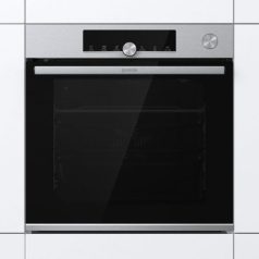   Gorenje BPSA6747A08XWI Beépíthető Sütő 12 funkcióval, Digit. Kijelzővel, 77 L, Teleszkópos sütősín, Öntisztító funkció: Pirolitikus