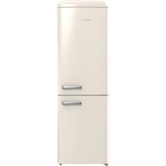   Gorenje ONRK619DC Alulfagyasztós hűtőszekrény D Energiaosztály, Hűtő: 204L, Fagyasztó: 96L, Nofrost, Zajszint: 37 dB, Szél: 60 cm, Mag: 194 cm, Mély: 66.1 cm, Digitális kijelző nélkül