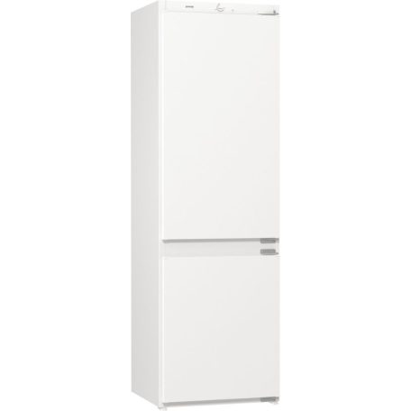 Gorenje RKI418EE1 Beépíthető Alulfagyasztós hűtőszekrény, bútorlap nélkül E Energiaosztály, Hűtő: 189L, Fagyasztó: 71L, Nofrost nélkül, Zajszint: 36 dB, Szél: 54 cm, Mag: 177.5 cm, Mély: 54.5 cm,