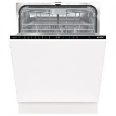   Gorenje GV663C60 Beépíthető mosogatógép, bútorlap nélkül 16 teríték, 9.6 L fogyasztás, 8 program,  44 dB zajszint, C energia, Felső evőeszköztartó , 60 cm, Digit. kijelző, Automata ajtónyitással