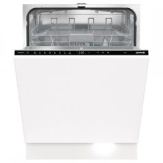   Gorenje GV672C61 Beépíthető mosogatógép UltraClean, bútorlap nélkül 14 teríték, 8.6 L fogyasztás, 7 program,  42 dB zajszint, C energia, Alsó evőeszköztartó , 60 cm, Digit. kijelző, Automata ajtónyitással