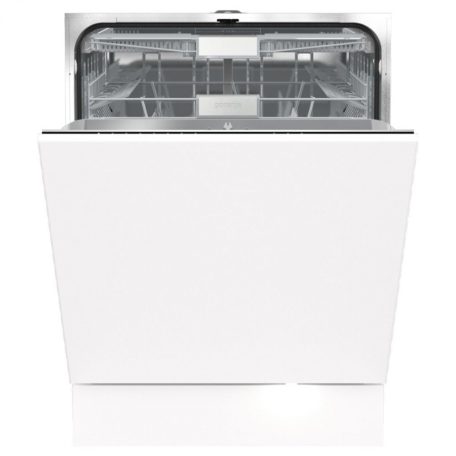 Gorenje GV673C62 Beépíthető mosogatógép UltraClean, bútorlap nélkül 16 teríték, 9.6 L fogyasztás, 7 program,  39 dB zajszint, C energia, Felső evőeszköztartó , 60 cm, Digit. kijelző, Automata ajtónyitással