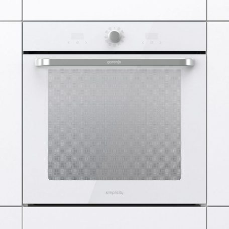 Gorenje BOS6737SYW Beépíthető Sütő 11 funkcióval, Digit. Kijelzővel, 77 L, Teleszkópos sütősín, Öntisztító funkció: Hidrolitikus öntisztítás