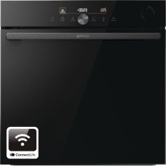   Gorenje BPSA6747DGWI Beépíthető Sütő 12 funkcióval, Digit. Kijelzővel, 77 L, Teleszkópos sütősín, Öntisztító funkció: Pirolitikus