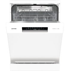   Gorenje GS642E90W Szabadonálló mosogatógép 13 teríték, 11 L fogyasztás, 6 program,  47 dB zajszint, E energia, Alsó evőeszköztartó , 60 cm, Digit. kijelző, Automata ajtónyitás nélkül