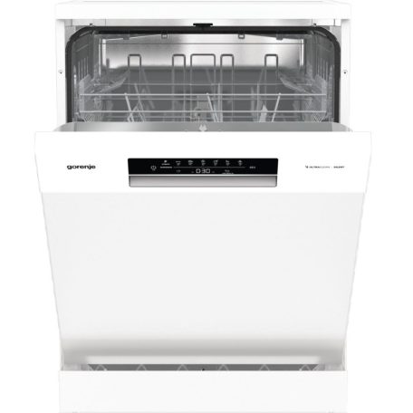 Gorenje GS642E90W Szabadonálló mosogatógép 13 teríték, 11 L fogyasztás, 6 program,  47 dB zajszint, E energia, Alsó evőeszköztartó , 60 cm, Digit. kijelző, Automata ajtónyitás nélkül