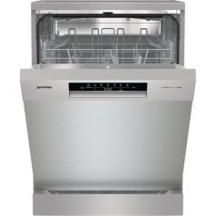   Gorenje GS642E90X Szabadonálló mosogatógép 13 teríték, 11 L fogyasztás, 6 program,  47 dB zajszint, E energia, Alsó evőeszköztartó , 60 cm, Digit. kijelző, Automata ajtónyitás nélkül