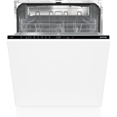   Gorenje GV642E90 Beépíthető mosogatógép, bútorlap nélkül 13 teríték, 11 L fogyasztás, 6 program, 47 dB zajszint, E energia, Alsó evőeszköztartó , 60 cm, Digit. kijelző, Automata ajtónyitás nélkül