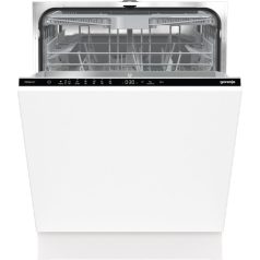   Gorenje GV16D Beépíthető mosogatógép, bútorlap nélkül 16 teríték, 11 L fogyasztás, 6 program,  44 db zajszint, D energiaosztály, Felső evőeszköztartó tálca, 60 cm, Digit. kijelző