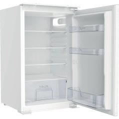   Gorenje RI409EP1 Beépíthető Egyajtós hűtőszekrény, bútorlap nélkül E Energiaosztály, Hűtő: 129L, Nofrost nélkül, Zajszint: 35 dB, Szél: 54 cm, Mag: 87.5 cm, Mély: 54.5 cm, Digitális kijelző nélkül