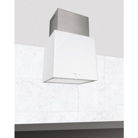 Nodor NORBREEZE ISLA CUBE GLASS ECO 60 WHSziget páraelszívó LED világítás  1 db motor, 1200 m3/h,  42-54 dB zajszint,  62 cm széles,  A Energiaosztály