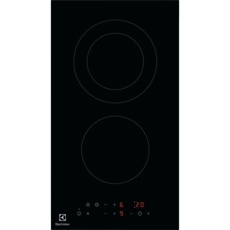 Electrolux LHR3233CK Beépíthető Kerámia főzőlap Keret nélküli, 2900 W, Érintőszenzoros, Gyerekzár, Booster funkció nélkül, 1 fázisra köthető