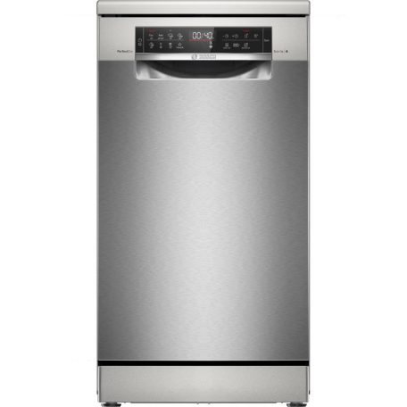 Bosch SPS6ZMI29E Szabadonálló mosogatógép 10 teríték, 8.9 L fogyasztás, 8 program,  42 dB zajszint, C energia, Felső evőeszköztartó , 45 cm, Digit. kijelző, Automata ajtónyitás nélkül