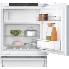   Bosch KUL22VFD0 Beépíthető Egyajtós hűtőszekrény fagyasztóval, D,93L/17L,Nofrost nélkül,38 dB,Szél: 60 cm,Mag: 82 cm,Mély: 55 cm,