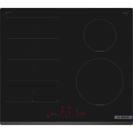 Bosch PIX631HC1E Beépíthető Indukciós főzőlap Keret nélküli, 7400 W, Érintőszenzoros, Gyerekzár, Booster funkció, 2 fázisra köthető