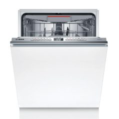   Bosch SMV6YCX02E Beépíthető mosogatógép, bútorlap nélkül 14 teríték, 9.5 L fogyasztás, 6 program,  44 dB zajszint, A energia, Felső evőeszköztartó , 60 cm, Digit. kijelző, Automata ajtónyitás nélkül