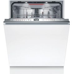   Bosch SMV6ZCX16E Beépíthető mosogatógép, bútorlap nélkül 14 teríték, 9 L fogyasztás, 8 program,  40 dB zajszint, B energia, Felső evőeszköztartó , 60 cm, Digit. kijelző, Automata ajtónyitás nélkül