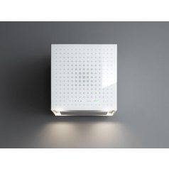   Falmec RUBIK E.ion WHITE fali Fali páraelszívó LED világítás  1 db motor, 450 m3/h,  56-65 dB zajszint,  42 cm széles,  B Energiaosztály