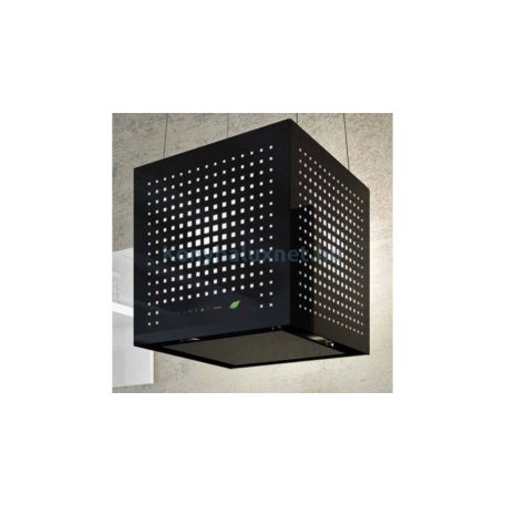 Falmec RUBIK E.ion BLACK fali Fali páraelszívó LED világítás  1 db motor, 450 m3/h,  56-65 dB zajszint,  42 cm széles,  B Energiaosztály