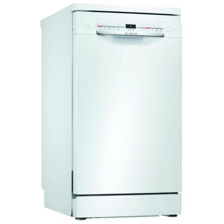 Bosch SPS2IKW04E  Szabadonálló mosogatógép 9 teríték, 9.5 L fogyasztás, 5 program,  48 dB zajszint, F energia, Alsó evőeszköztartó , 45 cm, Digit. kijelző, Automata ajtónyitás nélkül