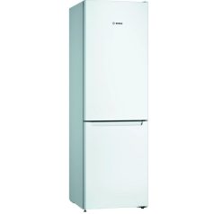   Bosch KGN36NWEA Alulfagyasztós hűtőszekrény E Energiaosztály, Hűtő: 215L, Fagyasztó: 87L, Nofrost, Zajszint: 42 dB, Szél: 60 cm, Mag: 186 cm, Mély: 66 cm, Digitális kijelző nélkül