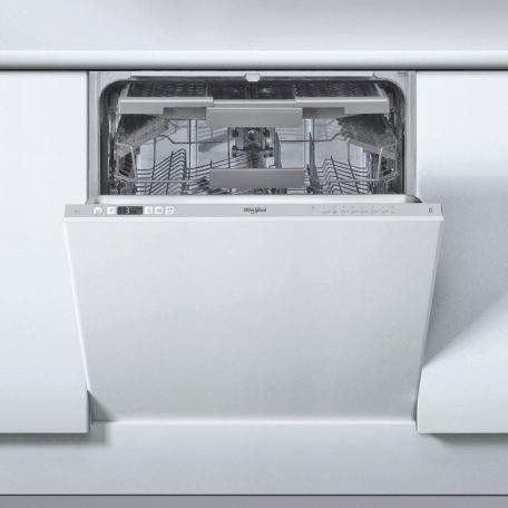 Whirlpool WIC 3C26 F Beépíthető mosogatógép, bútorlap nélkül 14 teríték, 9.5 L fogyasztás, 8 program,  43 dB zajszint, E energia, Felső evőeszköztartó , 60 cm, Digit. kijelző nélkül, Automata ajtónyitással