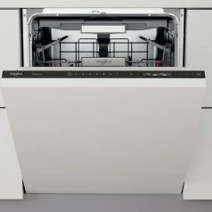   Whirlpool WIF 5O41 PLEGTS Beépíthető mosogatógép, bútorlap nélkül 14 teríték, 9.5 L fogyasztás, 11 program,  41 dB zajszint, C energia, Felső evőeszköztartó , 60 cm, Digit. kijelző, Automata ajtónyitással