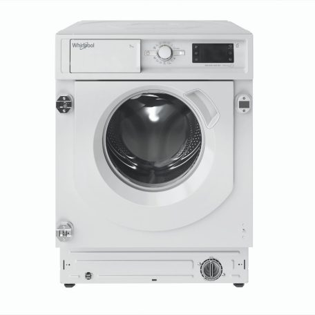 Whirlpool BI WMWG 71483E EU N  Beépíthető Elöltöltős mosógép D Energiaosztály, 7 kg, Normál mélység, 1400 fordulat/perc, Centrifugálási zajszint: 72 dB, Inverter motorral,  Gőzfunkció nélkül