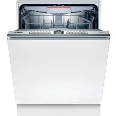   Bosch SMD6TCX00E Beépíthető mosogatógép, bútorlap nélkül 14 teríték, 9.5 L fogyasztás, 6 program,  44 db zajszint, A energiaosztály, Felső evőeszköztartó tálca, 60 cm, Digit. kijelző