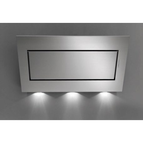 Falmec QUASAR EVO GLASS 90 T800 Fali páraelszívó szürke LED világítás  1 db motor, 720 m3/h,  48-60 dB zajszint,  90 cm széles,  B Energiaosztály