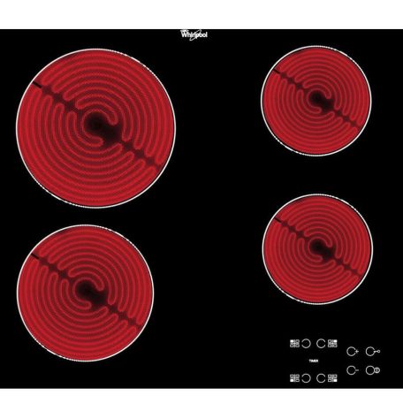 Whirlpool AKT 8090 NE Beépíthető Kerámia főzőlap Keret nélküli,6200 W,Érintőszenzoros,Gyerekzár,nélkül