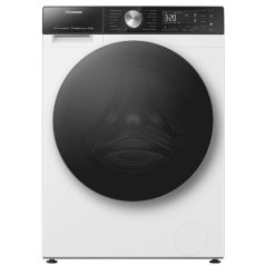   Hisense WF5S1245BW Elöltöltős mosógép A Energiaosztály, 12 kg, Normál mélység, 1400 fordulat/perc, Centrifugálási zajszint: 72 dB, Inverter motorral,  Gőzfunkcióval