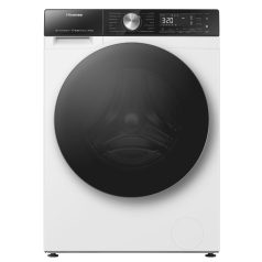   Hisense WF5S1045BW Elöltöltős mosógép A Energiaosztály, 10.5 kg, Normál mélység, 1400 fordulat/perc, Centrifugálási zajszint: 72 dB, Inverter motorral,  Gőzfunkcióval