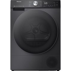   Hisense DH5S102BB Hőszivattyús szárítógép A+++ Energiaosztály, 10 kg, Zajszint: 64 dB, Inverter motor nélkül